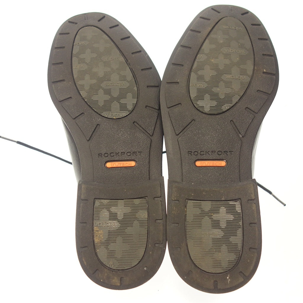 美品◆ロックポート レザーシューズ ストレートチップ メンズ ブラック系 サイズ27.5 ROCKPORT【AFC34】