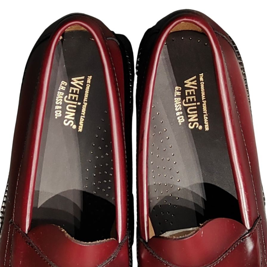 ジーエイチバス ローファー ウィージャンズ ローガン サイズ9 メンズ ブラウン系 G.H.Bass&Co. WEEJUNS LOGAN ローファー 約28.0cm【LA】【中古】