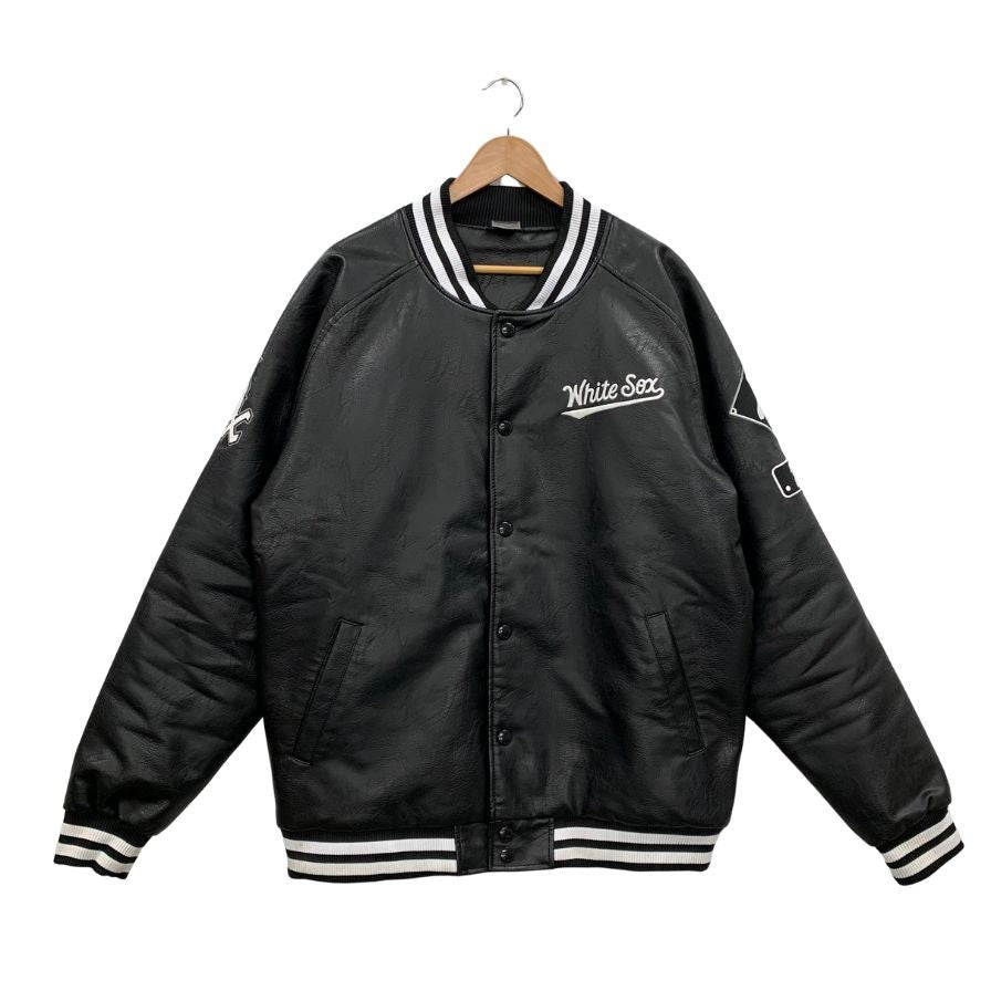 新品同様◆ファナティクス ホワイトソックス スタジャン ブラック XL Fanatics White Sox 【AFA19】