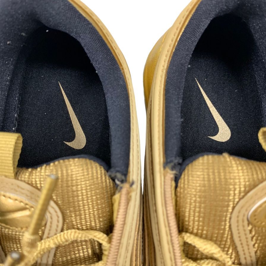 美品◆ナイキ スニーカー エアマックス97 CT4556 700 メタリックゴールド メンズ サイズ27cm NIKE AIR MAX【AFC5】