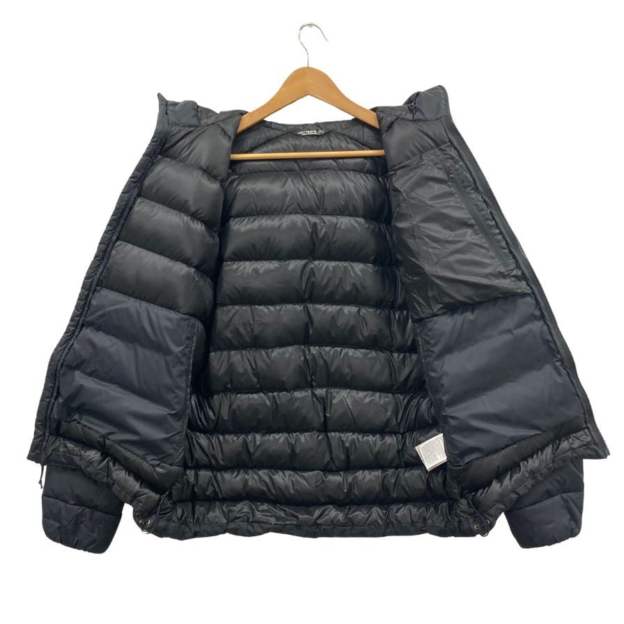 美品◆アークテリクス ダウンジャケット メンズ サイズL ブラック 21794-112616 ARC’TERYX Thorium AR Hoody 【AFA17】