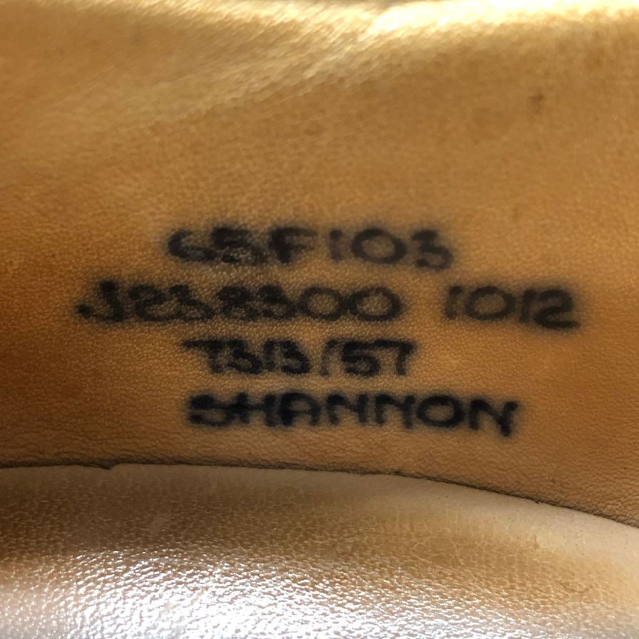 チャーチ レザーシューズ プレーントゥ シャノン メンズ ブラウン サイズ65F Church’s Shannon ビジネスシューズ 約25.5cm【LA】【中古】