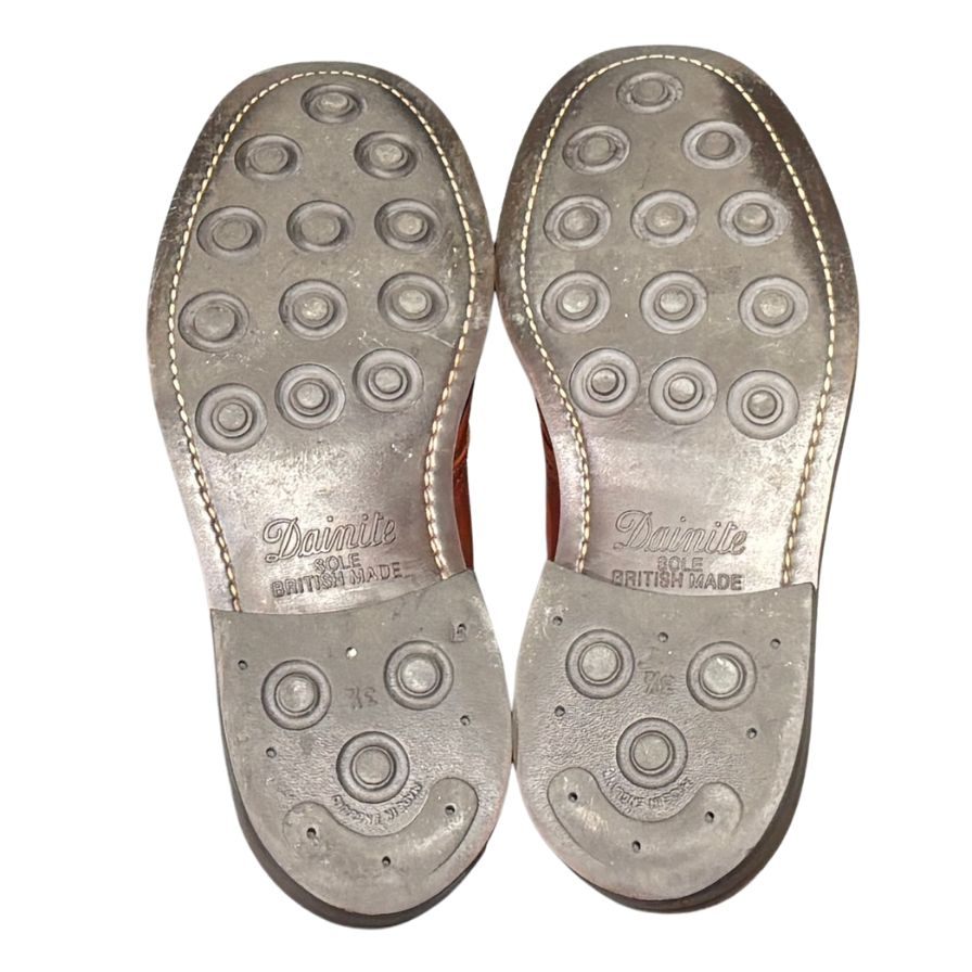 トリッカーズ チャッカブーツ ウィンストン M7468 カーフ ブラウン サイズ6.5 メンズ Tricker's ブーツ 約25.0cm【LA】【中古】