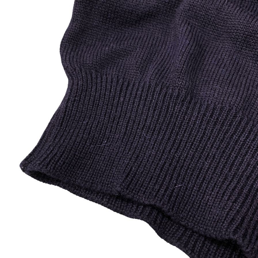 美品◆ニッフィー ニット タートルネックニット ウール サイズM メンズ ブルー Niffi 【AFB2】