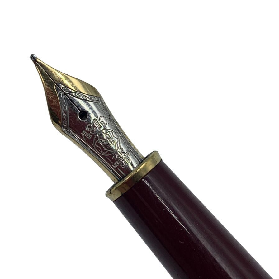 モンブラン マイスターシュテュック 万年筆 144 ペン先14K ボルドー ドイツ製 MONT BLANC MEISTERSTUCK【AFI12】