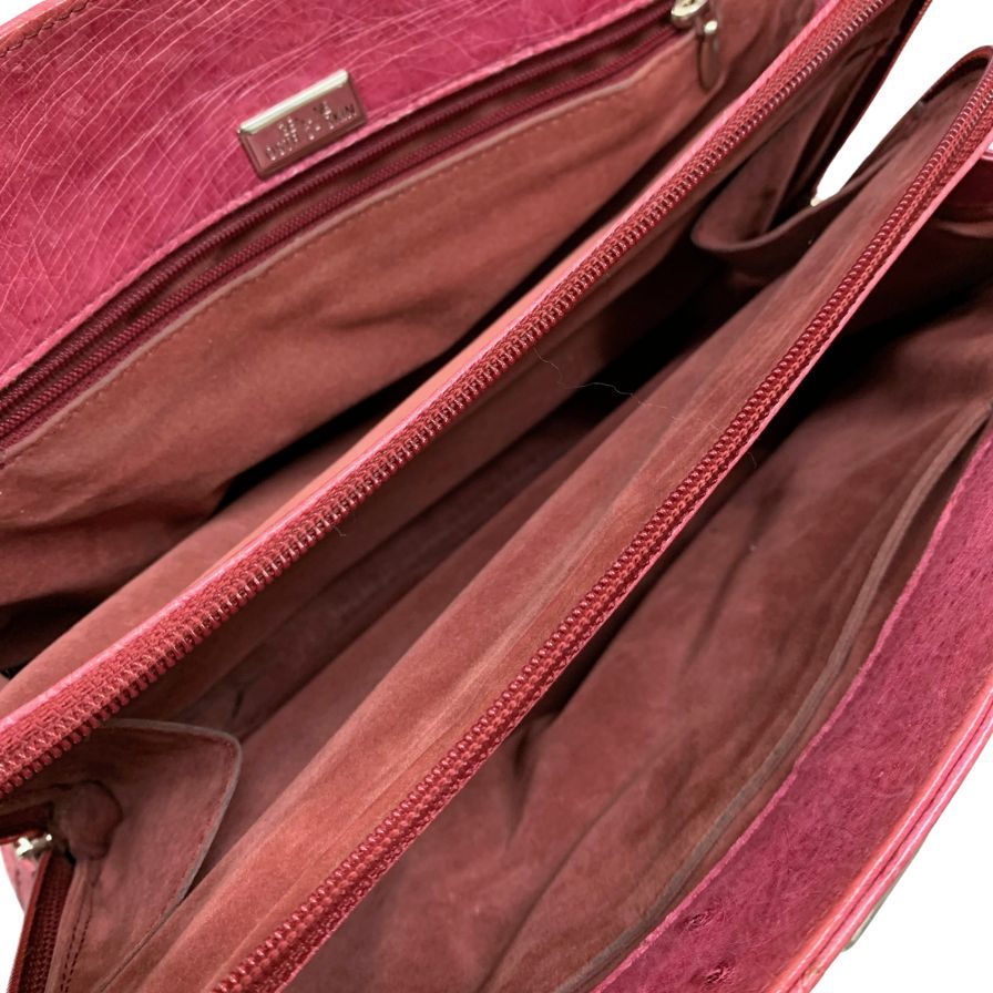 オーストリッチ スキン トートバッグ レディース ピンク OSTRICH SKIN【AFE5】