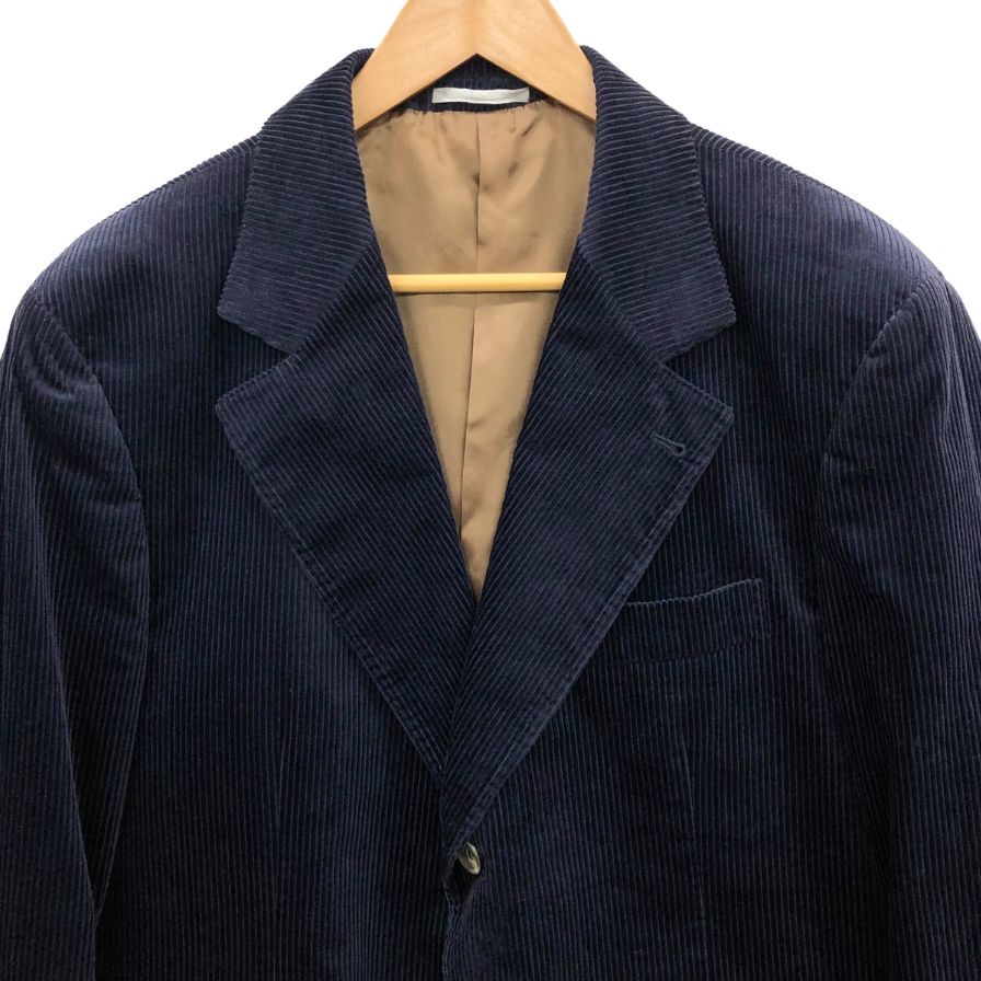 ブルネロクチネリ テーラードジャケット コーデュロイ サイズ50 ブルー メンズ Brunello Cucinelli【LA】