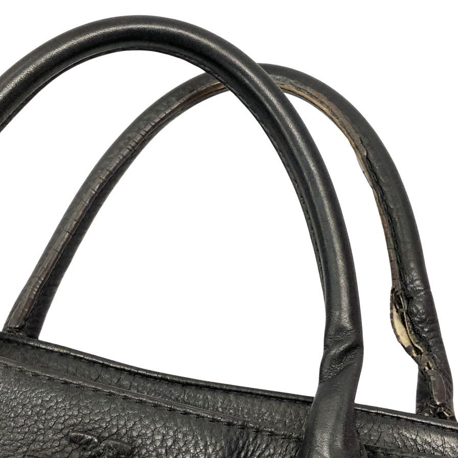 トリーバーチ ハンドバッグ ブラック シボレザー Tory Burch【AFE6】