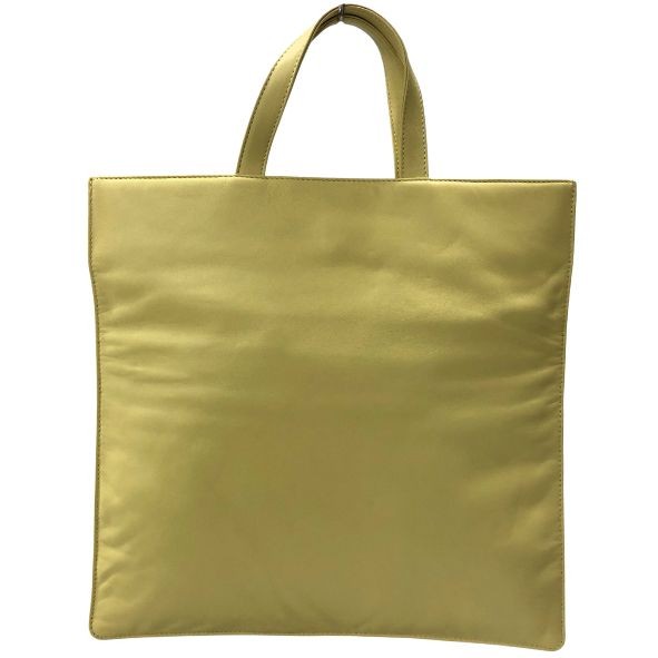 ロエベ トートバッグ アナグラム レザー イエロー レディース LOEWE【AFE12】