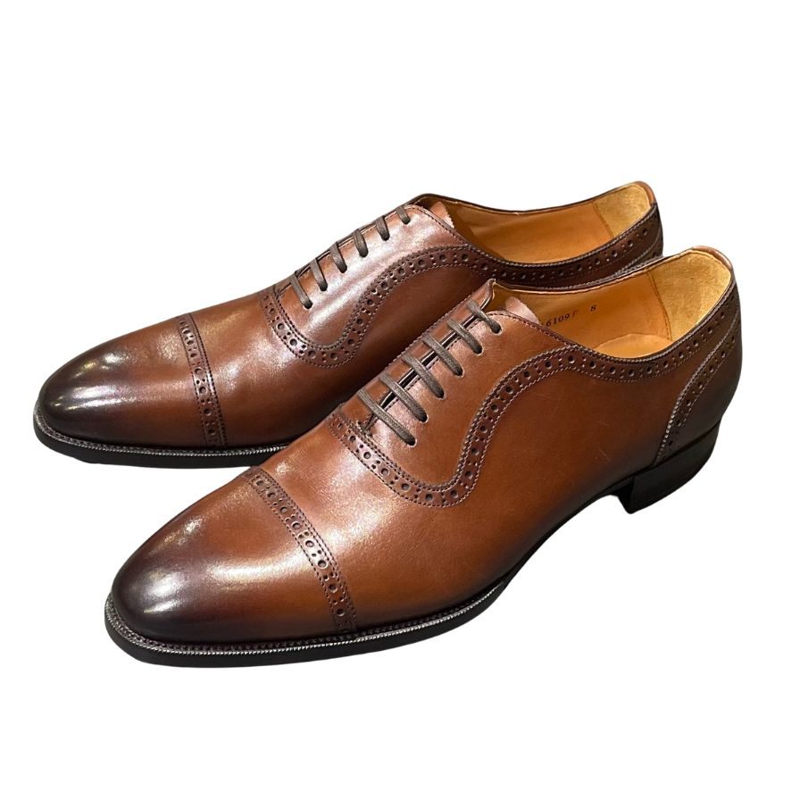 オリエンタルシューメーカー レザーシューズ 6109F アデレード サイズ8 Oriental shoemaker ビジネスシューズ 約26.0cm【LA】【中古】