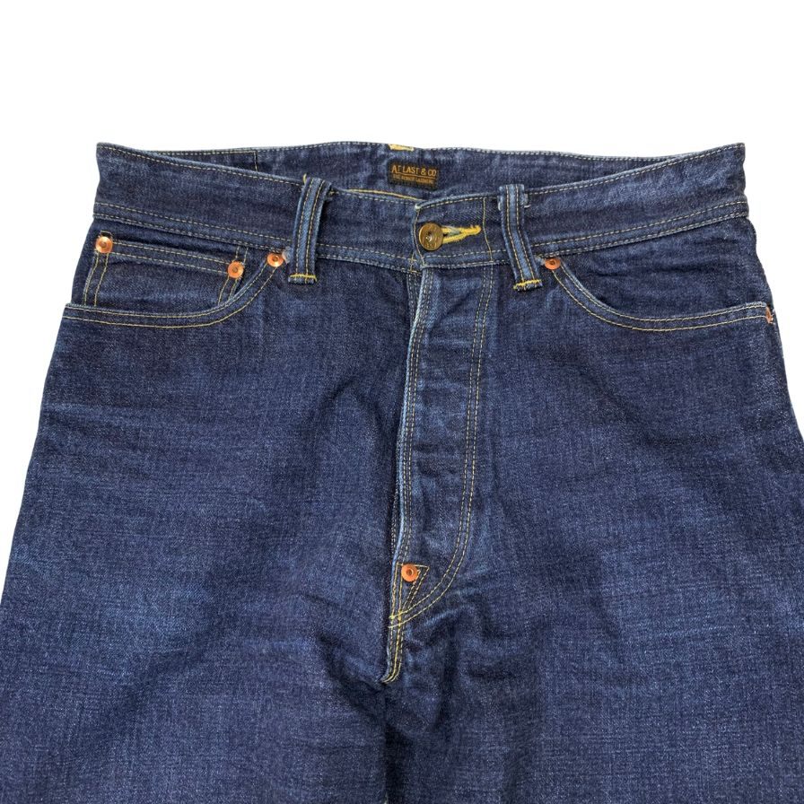 アットラスト デニムパンツ シンチバック セルビッジ LOT147 インディゴ サイズ32 メンズ ATLAST&CO 【AFB30】