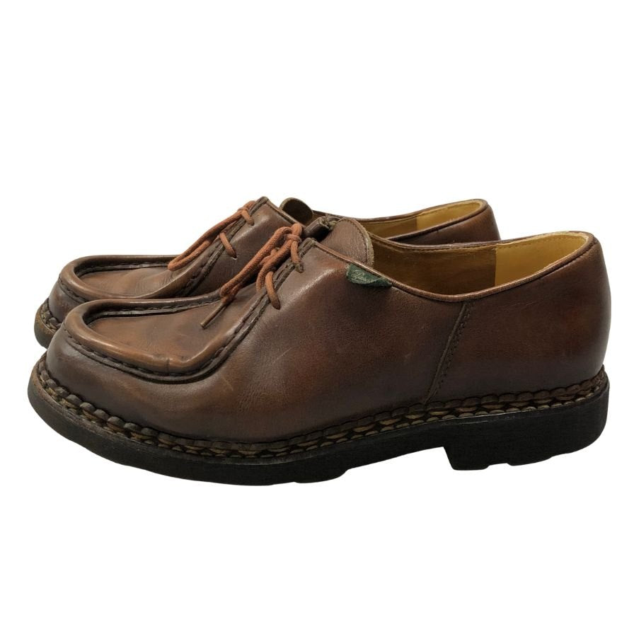 パラブーツ レザーシューズ ミカエル チロリアン リスレザー サイズ40 メンズ マロン PARABOOT MICHAEL2 約24.5cm【AFC17】