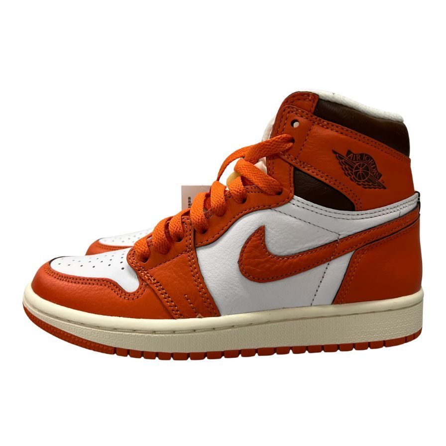 未使用◆ナイキ スニーカー エアジョーダン 1 スターフィッシュ レディース DO9369-101 サイズ22.5cm ホワイト オレンジ NIKE WMNS AIR JORDAN 1 RETRO HI OG Starfish【AFD6】