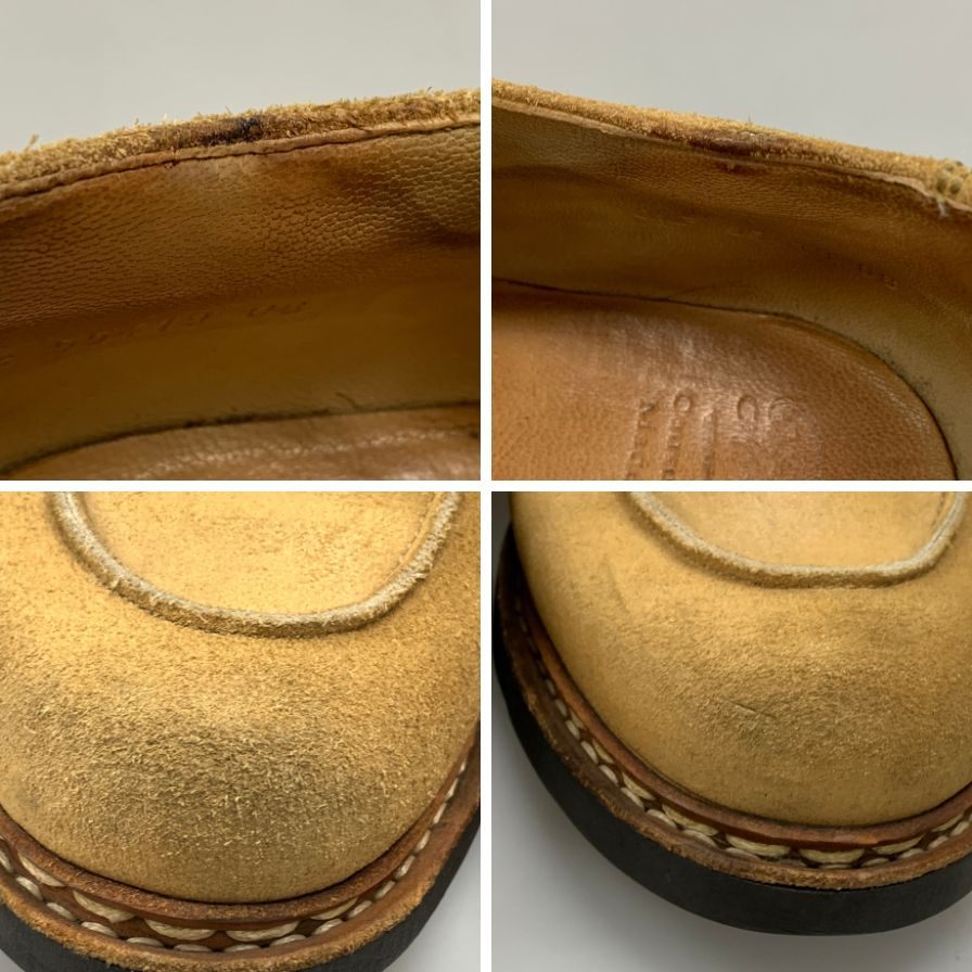 中古◆パラブーツ レザーシューズ シャンボード スエード ベージュ メンズ 8.5 Paraboot CHAMBORD【AFD14】