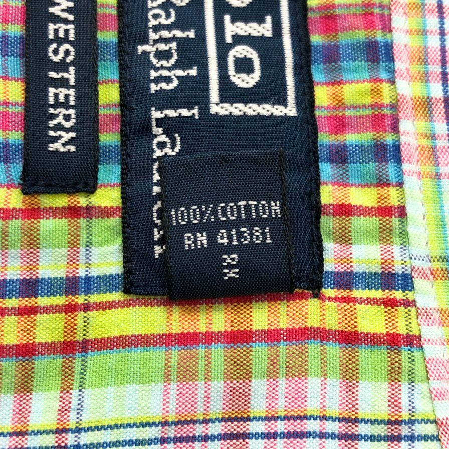 ポロ ラルフローレン ウエスタンシャツ 総柄 マルチカラー メンズ サイズXXL Polo Ralph Lauren【LA】