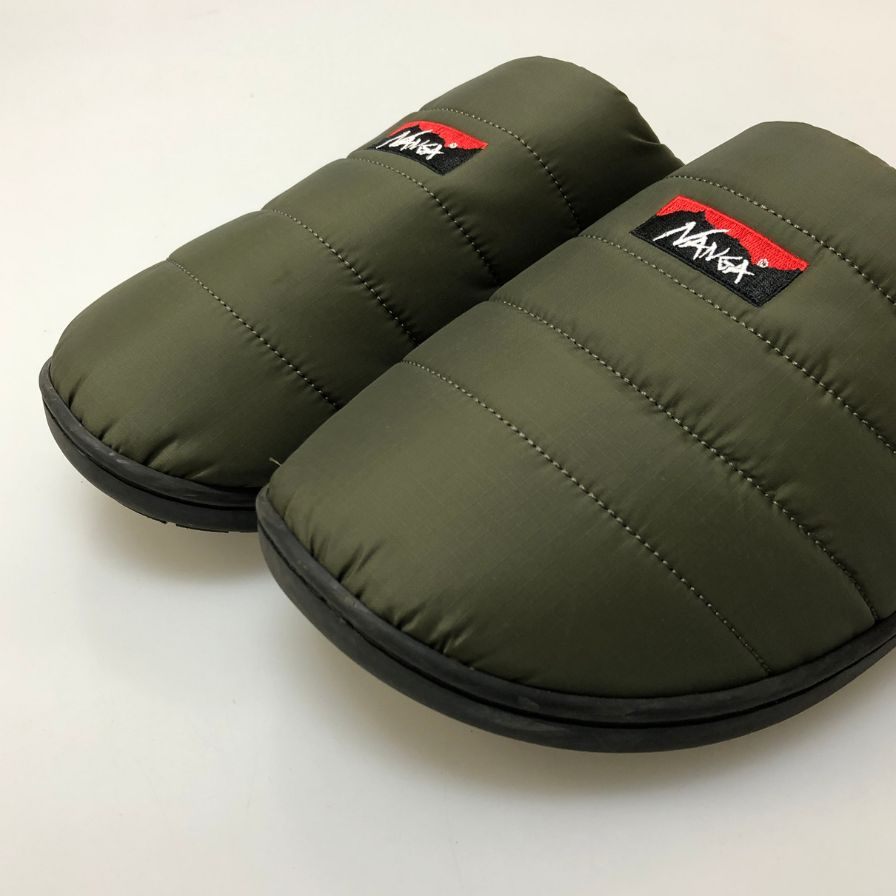 ナンガ スブ タキビ ウィンターサンダル コラボ 裏ボア 別注 26cm相当 カーキ NANGA SUBU 約26.0cm【AFC36】