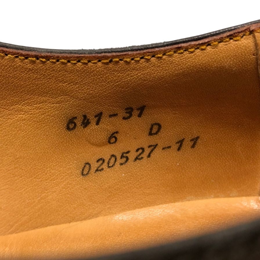ジェイエムウエストン レザーシューズ 641 ゴルフ スエード サイズ6 ブラウン メンズ J.M.WESTON ビジネスシューズ 約25.0cm【LA】【中古】