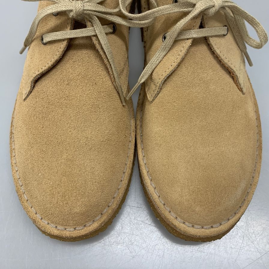 ロイドフットウェア レザーシューズ チャッカブーツ スエード クレープソール メンズ サイズ39 ベージュ系 Lloyd Footwear 約24.0cm【AFD4】