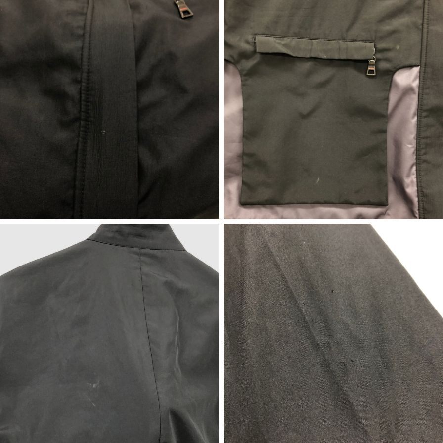 美品◆プラダ 09AW ナイロンジャケット ブラック メンズ サイズXL SGV126 PRADA 【AFB20】