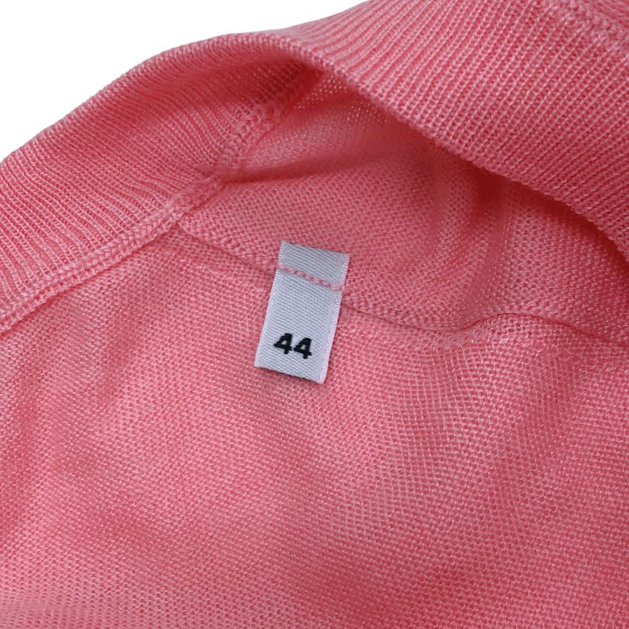 極美品◆ドルチェ&ガッバーナ 半袖トップス レディース カシミア70% シルク30% サイズ44 ピンク DOLCE&GABBANA 【AFB44】