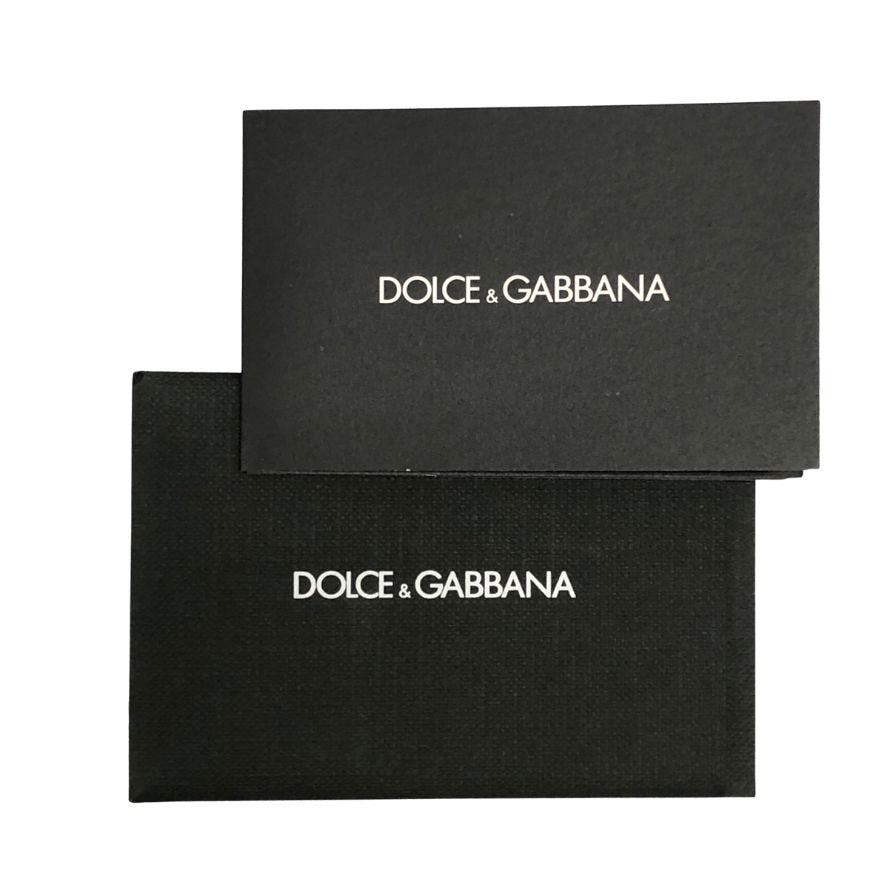 ドルチェアンドガッバーナ ローカットスニーカー ソレント ロゴ ニット スリッポン ブラック メンズ サイズ40.5 DOLCE&GABBANA 約25.5cm【AFD5】