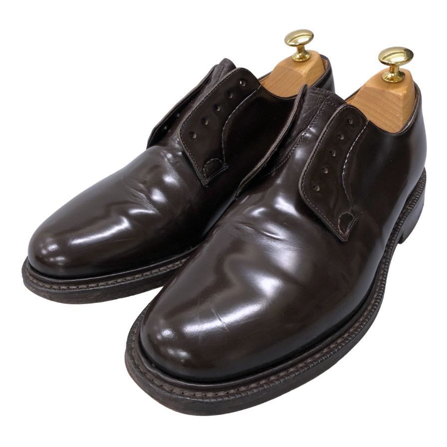 チャーチ レザーシューズ プレーントゥ シャノン メンズ ブラウン サイズ65F Church’s Shannon ビジネスシューズ 約25.5cm【LA】【中古】