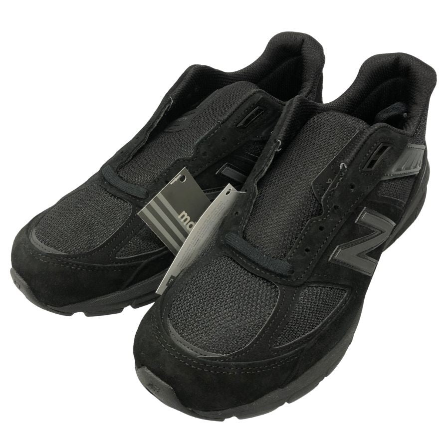 ニューバランス ローカットスニーカー スウェード メッシュ M990BB5 トリプル ブラック メンズ サイズ28.5cm New Balance 約28.5cm【AFD13】