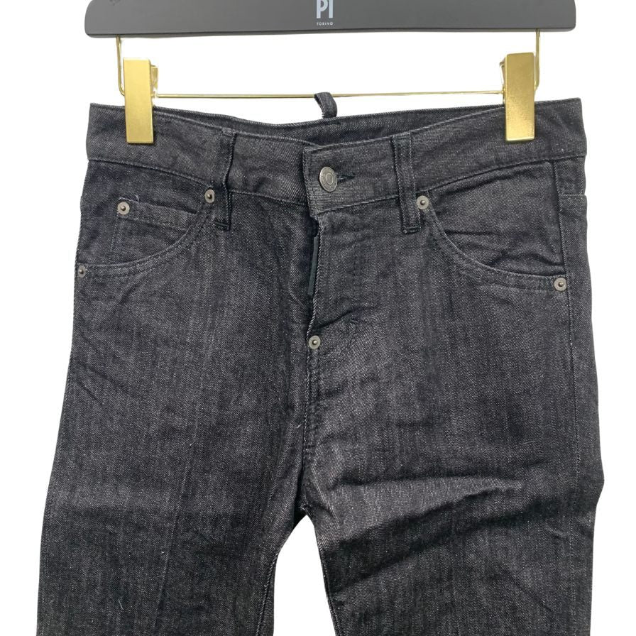 ディースクエアード デニムパンツ S73LA0068 コットン ポリウレタン サイズ38 レディース ブラック DSQUARED2 【AFB17】