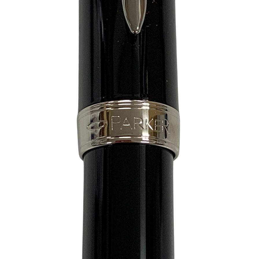 パーカー 万年筆 ソネット 細字 ペン先 18K 750 オリジナル ラック ブラック シルバー CT PARKER SONNET【AFI18】