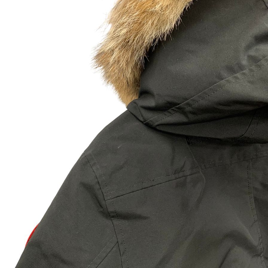 美品◆カナダグース ダウンジャケット ジャスパー 3438JM サイズXL メンズ ブラック CANADAGOOSE 【AFA23】