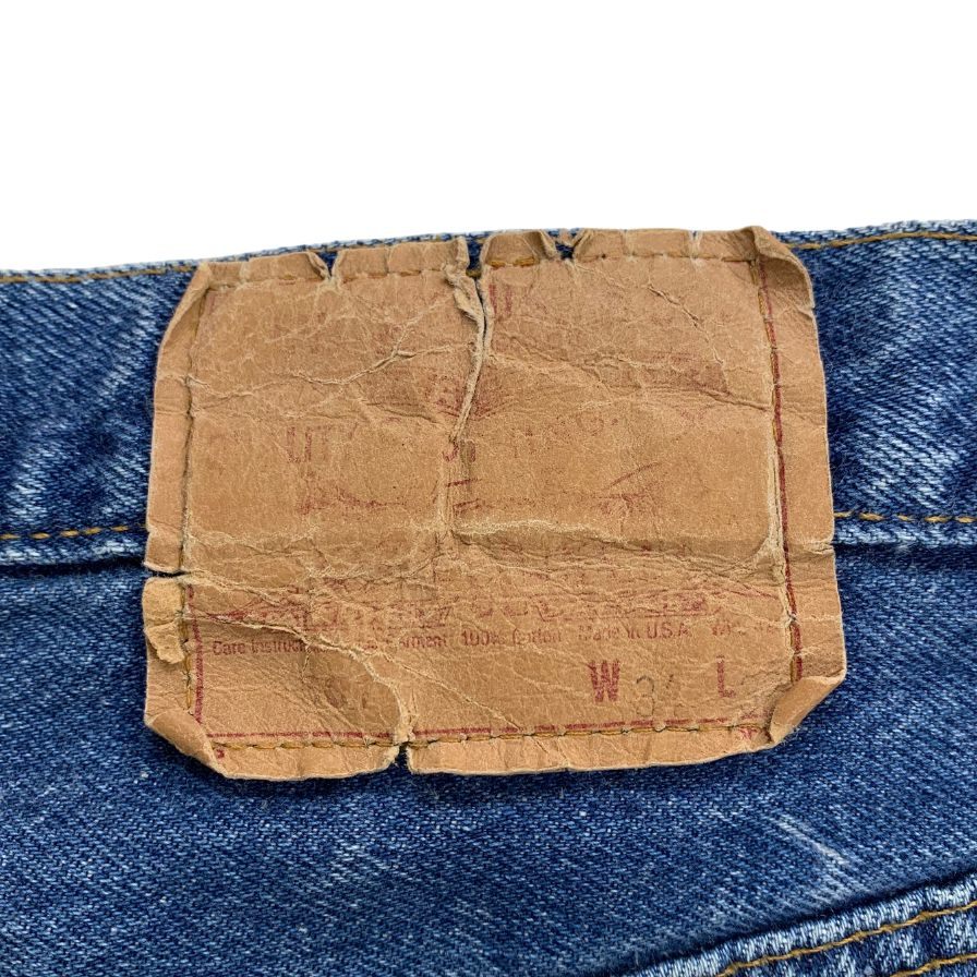リーバイス デニム 501 90年代 USA製 ボタン裏520 インディゴ メンズ サイズ W34 L32 LEVI’S 【AFB48】