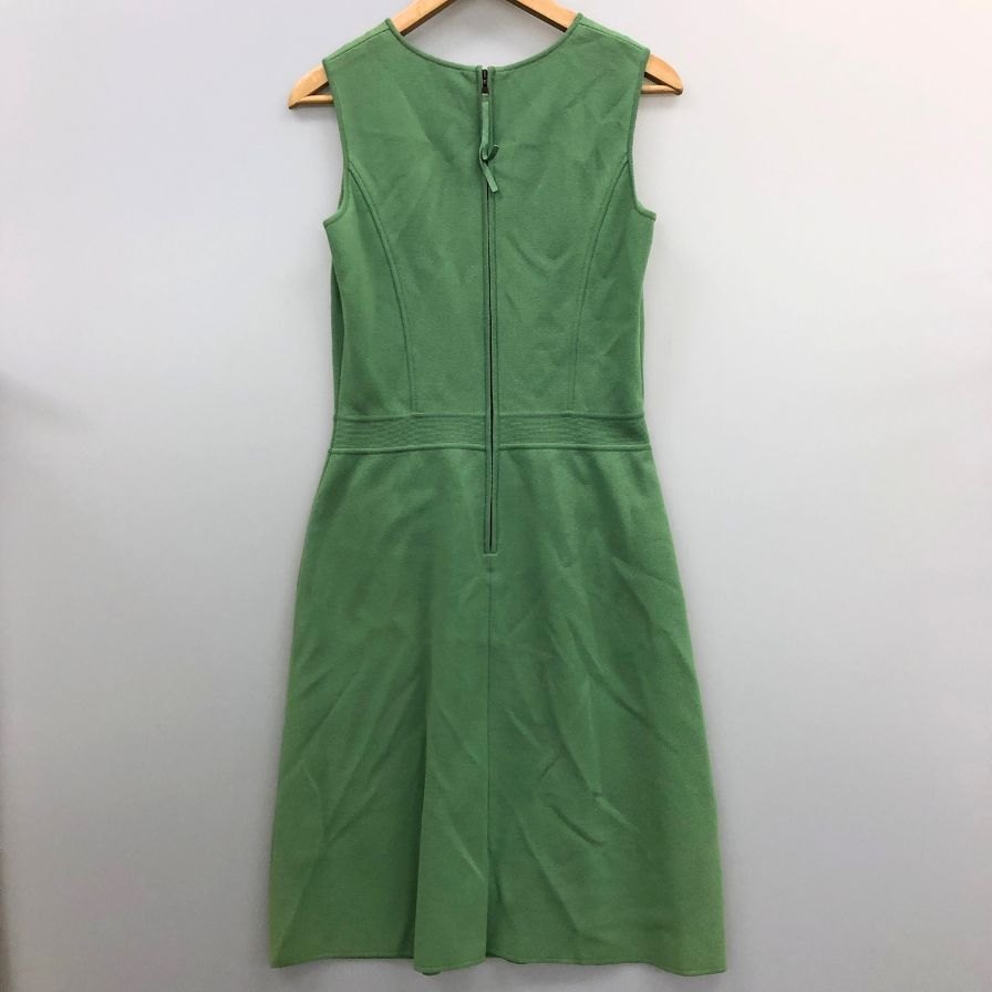 中古◆フォクシー ストレッチ ワンピース オリーブ 20387 SNMAG50 サイズ42 FOXEY 【AFB42】