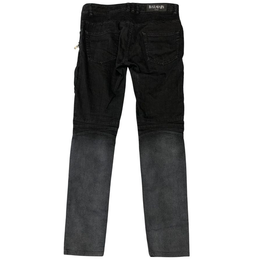 バルマン バイカーデニム グラデーション サイズ29 メンズ BALMAIN 【AFB25】