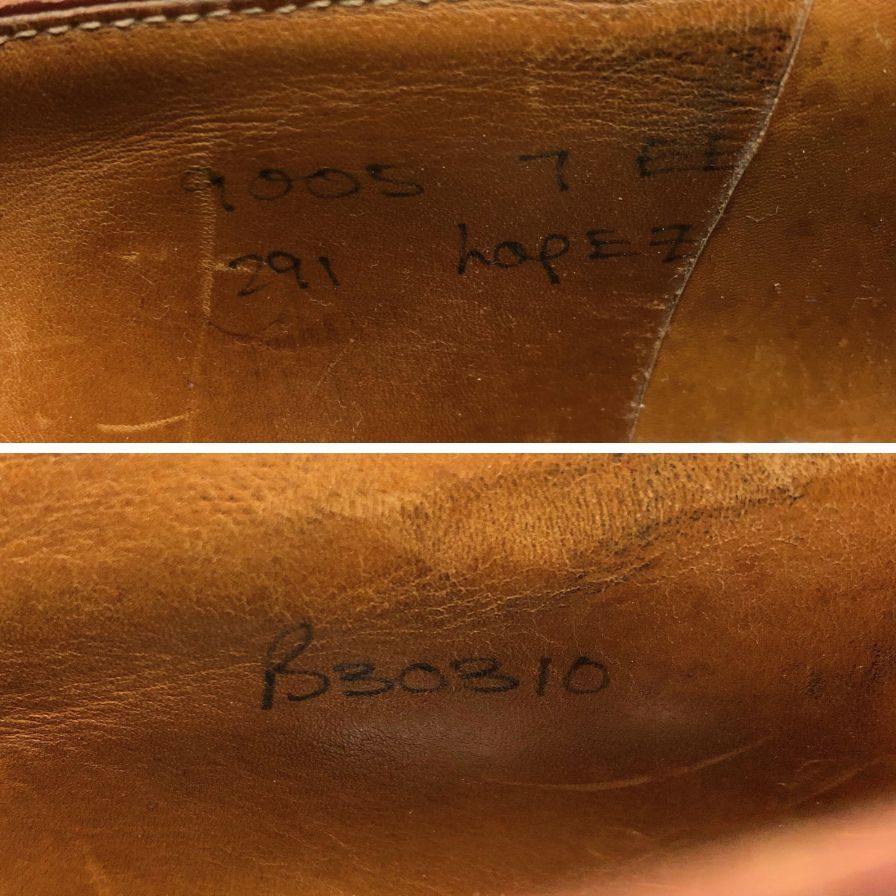 ジョンロブ ロペス ローファー レザーシューズ メンズ サイズ7EE ブラウン JOHN LOBB LOPEZ ローファー 約25.5cm【LA】【中古】