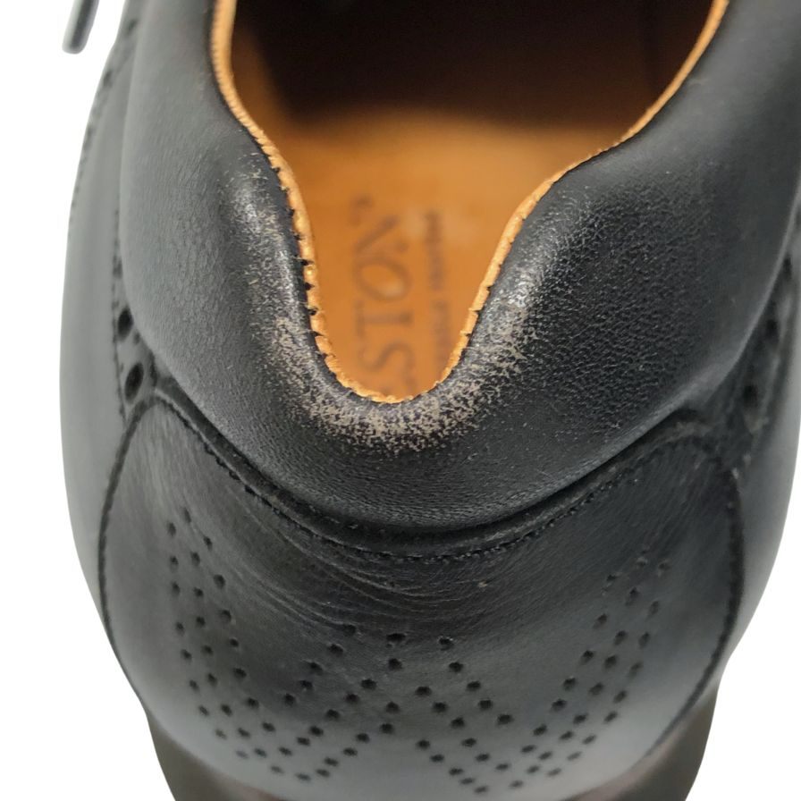 ジェイエムウエストン レザースニーカー モンキーシューズ ブラック メンズ サイズUK8C J.M.WESTON 約27.0cm【AFC30】