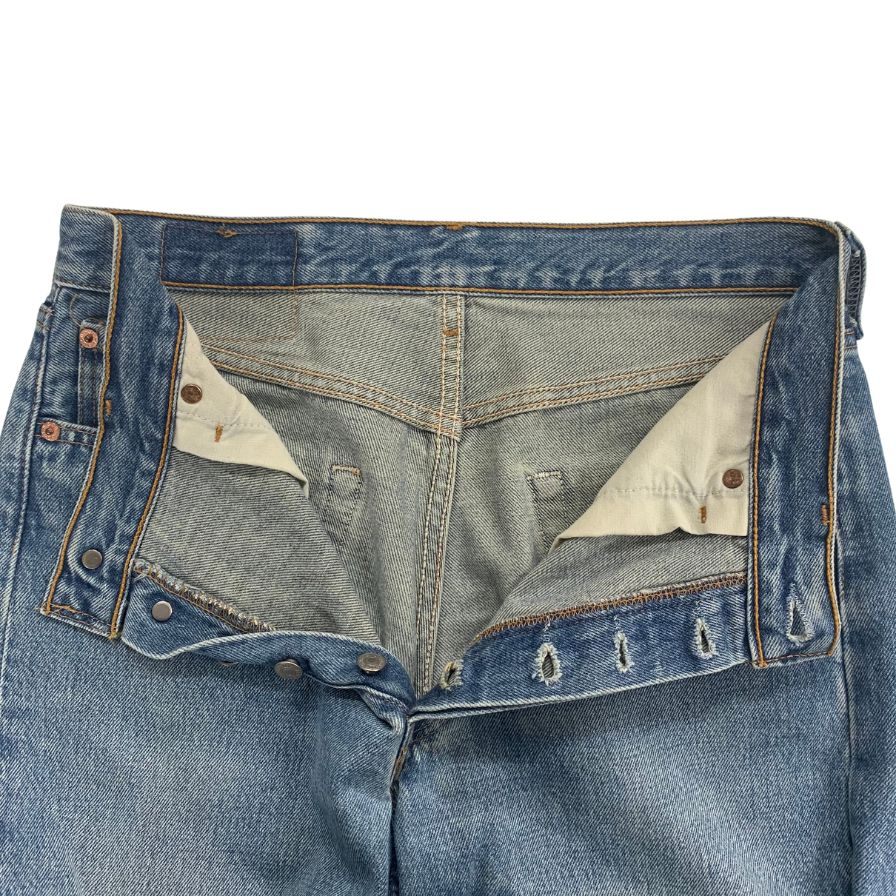 リーバイス デニム 501 90年代 USA製 ボタン裏501 インディゴ メンズ サイズ W30 L32 LEVI’S 【AFB48】