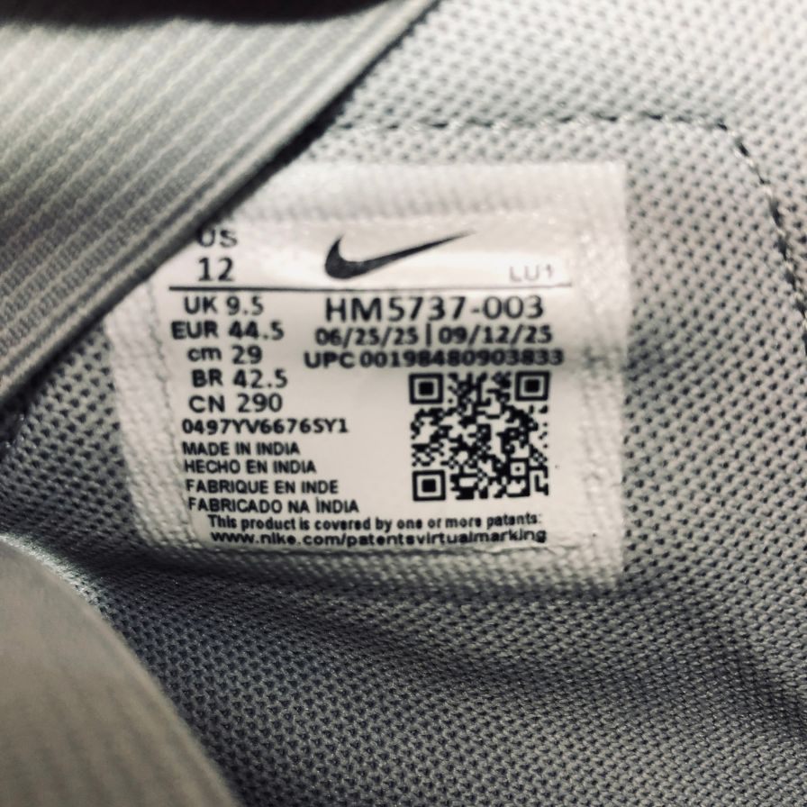 ナイキ ローカットスニーカー エアリフト レザー シルバー レディース サイズ29cm HM5737ー003 NIKE 約29.0cm【AFD7】