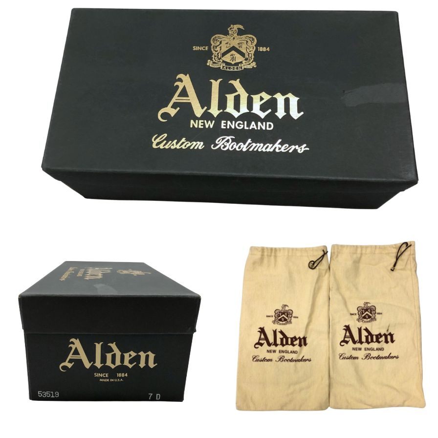 オールデン レザーシューズ プレーントゥ 53519 スエード サイズUS7D メンズ ベージュ系 ALDEN ビジネスシューズ 約25.0cm【LA】【中古】
