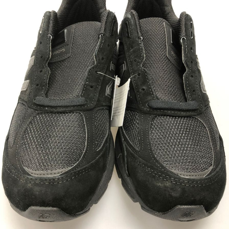 ニューバランス ローカットスニーカー スウェード メッシュ M990BB5 トリプル ブラック メンズ サイズ28.5cm New Balance 約28.5cm【AFD13】