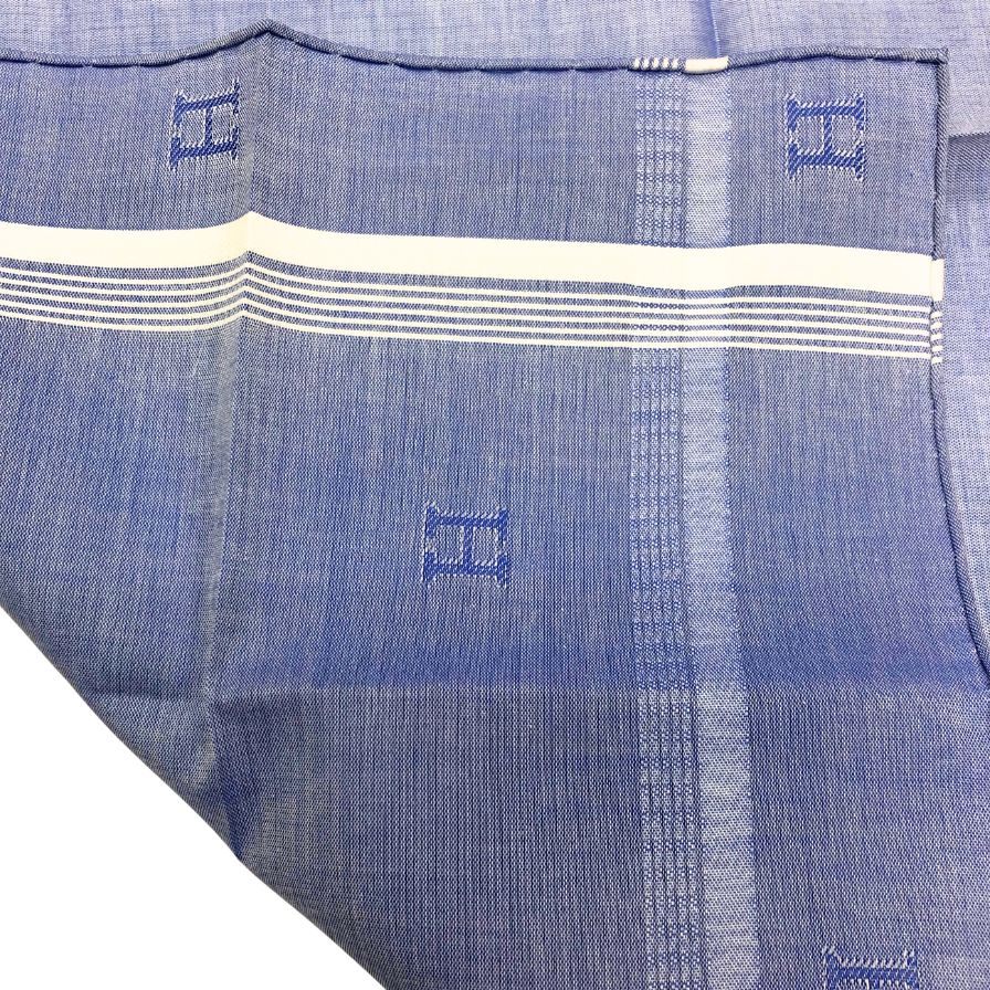 エルメス ハンカチ コットン100% ブルー系 レディース HERMES