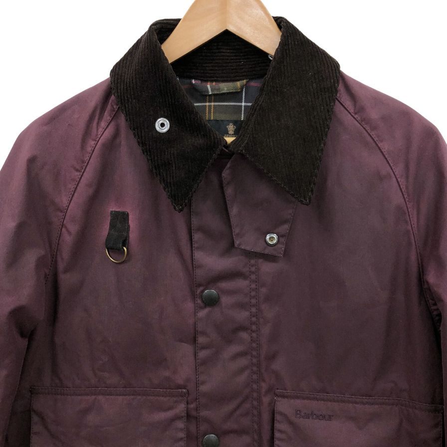 極美品◆バブアー スペイ オイルドジャケット ボルドー メンズ サイズM Barbour 【AFB39】