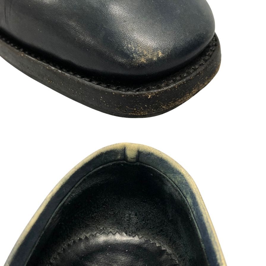エルメネジルドゼニア クチュールライン コインローファー ダークブラウン グッドイヤー製法 メンズ 8.5EE Ermenegildo Zegna 約27.5cm【AFC5】