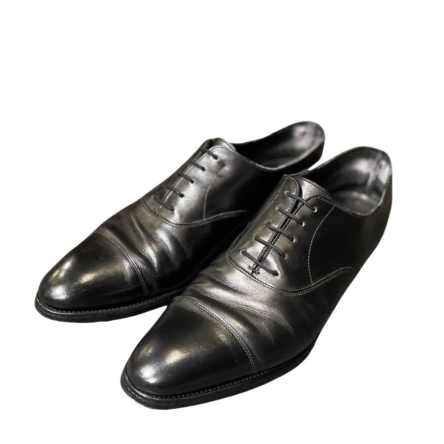 ジョンロブ レザーシューズ ストレートチップ シティ2 7000ラスト カーフ メンズ ブラック サイズUK8D JOHN LOBB CITY2 ビジネスシューズ 約27.0cm【LA】【中古】
