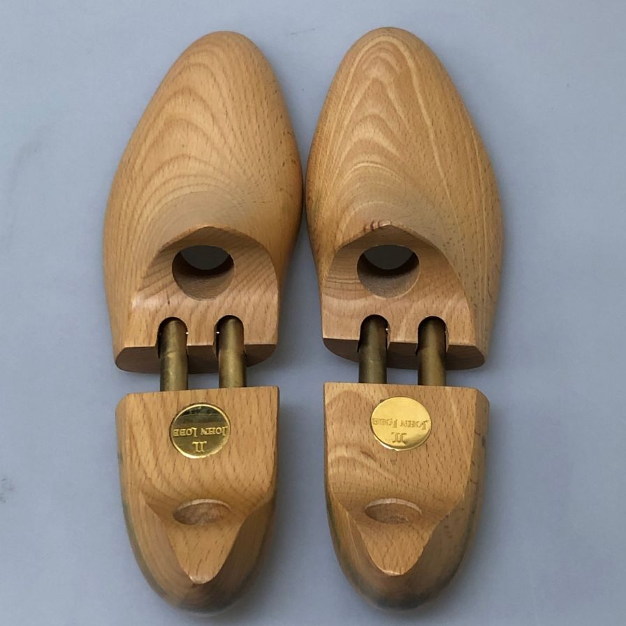ジョンロブ レザーシューズ フィリップ2 パンチドキャップトゥ 7000ラスト カーフ メンズ サイズUK7E ブラック JOHN LOBB ビジネスシューズ 約25.5cm【LA】【中古】