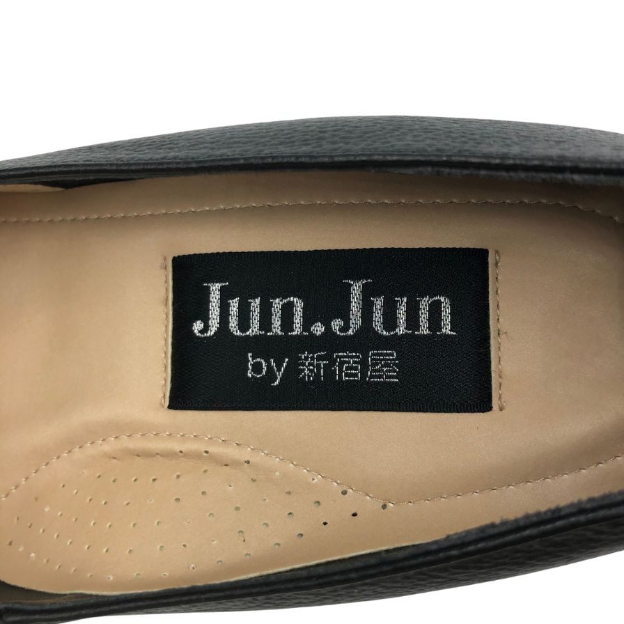 ジュンジュンバイ新宿屋 ハイヒール レザー 5410 ブラック サイズ22.5cm レディース Jun.Jun by shinjukuya 約22.5cm【7-12】