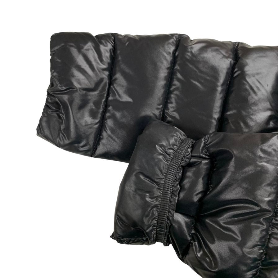 美品◆モンクレール ダウンコート AUTHIE GIUBBOTTO ブラック レディース サイズ4 MONCLER 【AFA1】