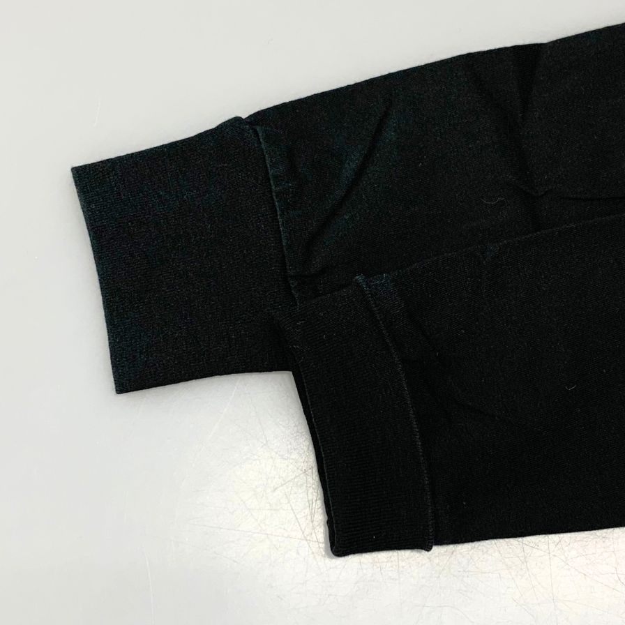 美品◆ドルチェ&ガッバーナ ロンT 長袖Tシャツ カットソー ブラック サイズ40 メンズ DOLCE&GABBANA 【AFB33】