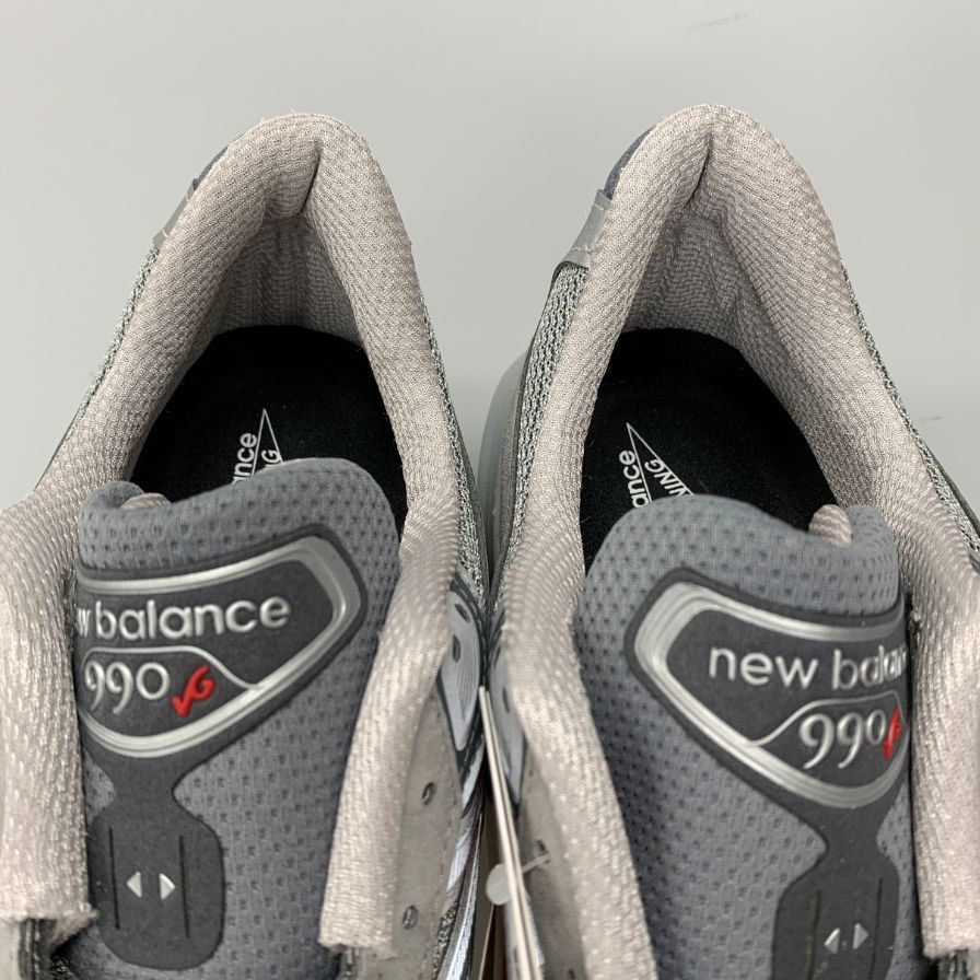 ニューバランス ローカットスニーカー M990GL6 メッシュ スウェード グレー メンズ サイズ28cm New Balance 約28.0cm【AFD3】