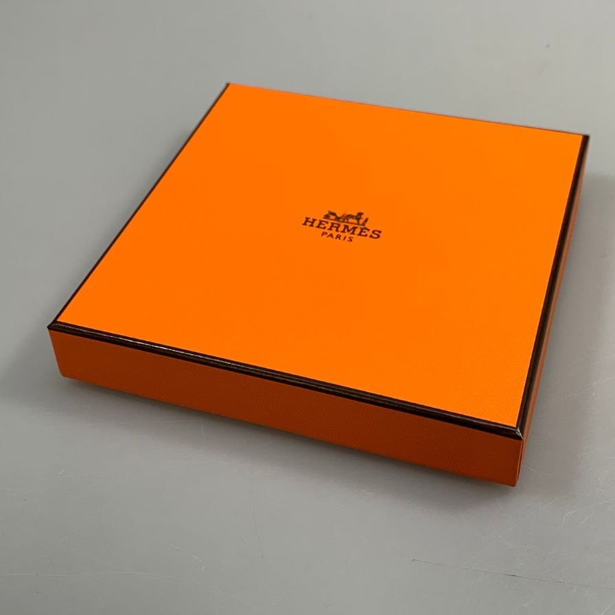 エルメス ハンカチ コットン100% ブルー系 レディース HERMES【AFI4】【中古】