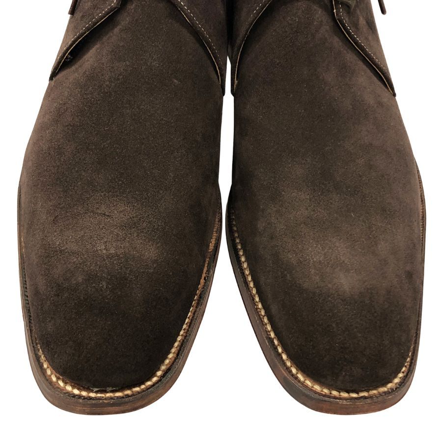 グレンソン チャッカブーツ 5024 スエード サイズ8 ブラウン メンズ GRENSON 約27.0cm【AFD14】